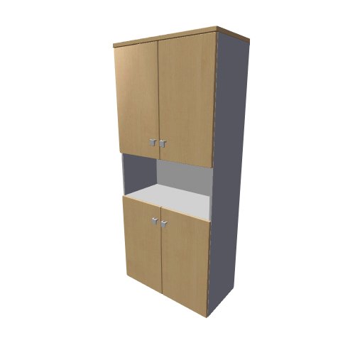 Top Office / SMART+skříňky / S818C3 - (800x440x1824)