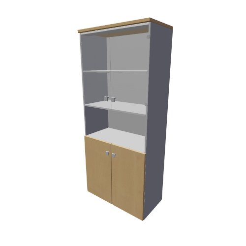 Top Office / SMART+skříňky / S818C4 - (800x427x1824)